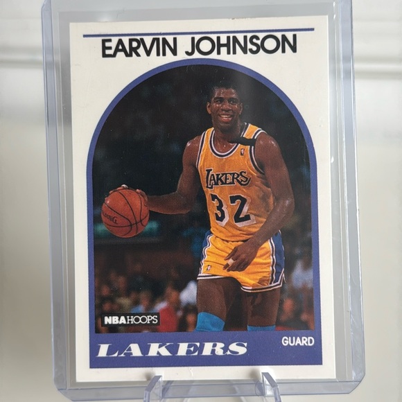 NBA HOOPS Other - 1989 Magic (Ervin) Johnson NBA Hoops Card